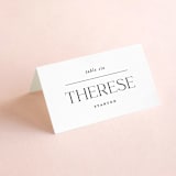 "tomorrows" - Place Cards in Ink by Lori Wemple - Folded with Free Guest Printing