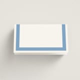 "Montauk" - Place Cards in Blue Bell by Megan Davis - Blank Front