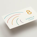 "rainbow 2.0" - Place Cards in Light Hearted by Deborah Chou - Detail
