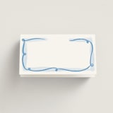 "Giardino" - Place Cards in Blu by Pati Cascino - Blank front