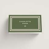 "Racquet" - Place Cards in Fern by Megan Davis - Folded with Free Guest Printing