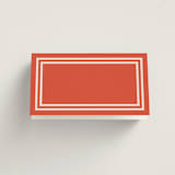 "Racquet" - Place Cards in Verona Sunset by Megan Davis - Blank front