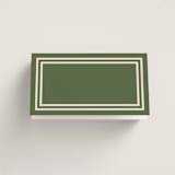 "Racquet" - Place Cards in Fern by Megan Davis - Blank Front