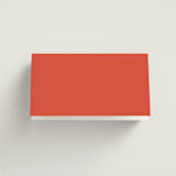 "Racquet" - Place Cards in Verona Sunset by Megan Davis - Folded Back of Card