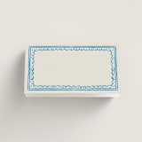 "Mediterraneo" - Place Cards in Ocean by Pati Cascino - Blank front