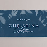 "Linen" - Place Cards in Midnight by Ashley Rosenbaum - Detail