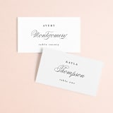 "Everything Love" - Place Cards in Ebony by Louise Kay - Front with Free Guest Printing