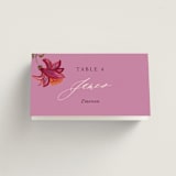 "Indian floral chintz lush" - Place Cards in Ivory by Caroline Bonne Muller - Folded with Free Guest Printing