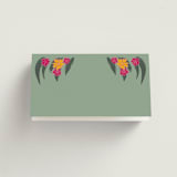 "Phool Bahar" - Place Cards in Patta by Creo Study - Blank front