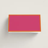 "Varna" - Place Cards in Fuchsia by Pati Cascino - Blank front