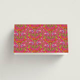 "Varna" - Place Cards in Fuchsia by Pati Cascino - Folded Back of Card