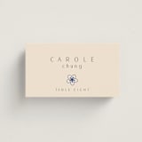"two toned" - Place Cards in Marseille Bleu by Deborah Chou - Front with Free Guest Printing