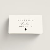 "Aspen Knoll" - Place Cards in Cotton by Amy Kross - Folded with Free Guest Printing