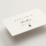 "Aspen Knoll" - Place Cards in Cotton by Amy Kross - Detail