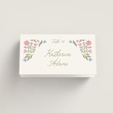 "Folk Garden" - Place Cards in Garden by Creo Study - Folded with Free Guest Printing