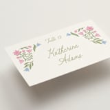 "Folk Garden" - Place Cards in Garden by Creo Study - Detail