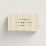 "hayden" - Place Cards in Blush by Ellen Schlegelmilch - Folded with Free Guest Printing