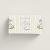 "Patterned florals" - Place Cards in Powder by Creo Study - Folded with Free Guest Printing