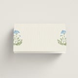 "Patterned florals" - Place Cards in Powder by Creo Study - Blank Front