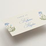 "Patterned florals" - Place Cards in Powder by Creo Study - Detail