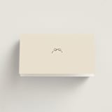 "Inkwoven" - Place Cards in Tuxedo by Jelena Vuletic - Blank Front