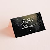 "Starry, Starry Night" - Place Cards in Shadow by Elly - Folded with Free Guest Printing