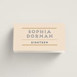 "Street Bistro" - Place Cards in Latte by Wonderland - Folded with Free Guest Printing