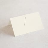"Big Date" - Place Cards in Ivory by Anastasia Makarova - Blank front
