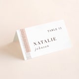 "engrained" - Place Cards in Blossom by Robin Ott - Folded with Free Guest Printing