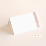 "engrained" - Place Cards in Blossom by Robin Ott - Folded Back of Card