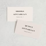 "Finally" - Place Cards in Ivory by Up Up Creative - Front with Free Guest Printing