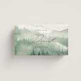 "Over the mountains" - Place Cards in Fern by Helen Halik - Front with Free Guest Printing