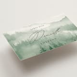 "Over the mountains" - Place Cards in Fern by Helen Halik - Detail