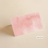 "Terracotta" - Place Cards in Rust by Kanika Mathur - Folded Back of Card