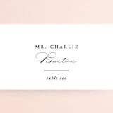 "Together With You" - Place Cards in Noir by Kimberly FitzSimons - Detail