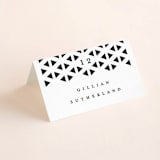 "Beau tied" - Place Cards in Tuxedo by Gwen Bedat - Folded with Free Guest Printing