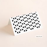 "Beau tied" - Place Cards in Tuxedo by Gwen Bedat - Folded Back of Card