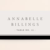"Cambridge" - Place Cards in Tuxedo by Amy Kross - Detail