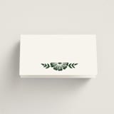"Block Print Frame" - Place Cards in Fern by Katharine Watson - Blank front