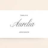 "Stacked Script" - Place Cards in Classic by Olivia Kanaley Inman - Detail