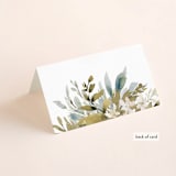 "Wedding Festive" - Place Cards in Frost by Chris Griffith - Folded Back of Card