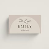 "the arch" - Place Cards in Stone by Elly - Front with Free Guest Printing