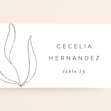 "Denali" - Place Cards in Linen by Carly Reed Walker - Detail