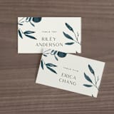 "Adore You" - Place Cards in Great Lakes by Design Lotus - Front with Free Guest Printing