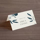 "Adore You" - Place Cards in Great Lakes by Design Lotus - Folded with Free Guest Printing