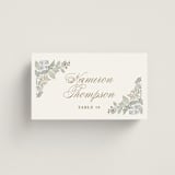 "Wild Flora" - Place Cards in Meadow by Kristen Smith - Front with Free Guest Printing