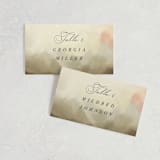 "Pastel Sky" - Place Cards in Moss by Hannah Williams - Front with Free Guest Printing