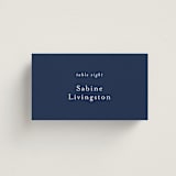 "brushstrokes in bloom" - Place Cards in Indigo by Angela Marzuki - Front with Free Guest Printing