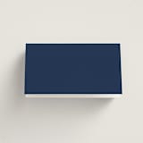 "brushstrokes in bloom" - Place Cards in Indigo by Angela Marzuki - Blank front