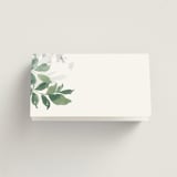 "Grove" - Place Cards in Fern by Everett Paper Goods - Folded Back of Card